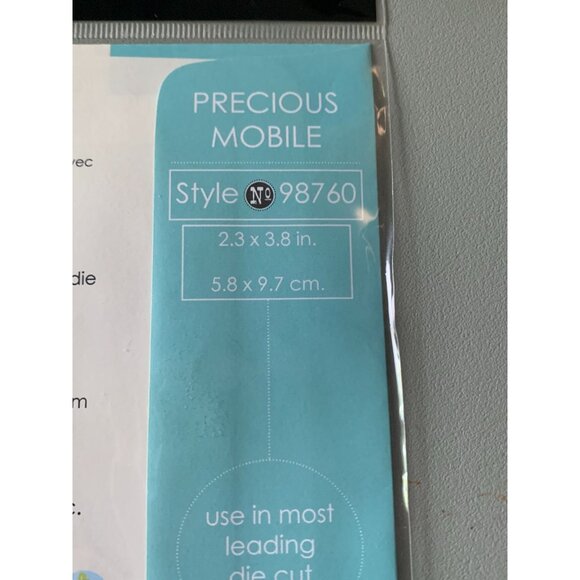 Memory Box Precious Mobile 100% Steel Craft Die Style No. 98760 - Picture 2 of 4